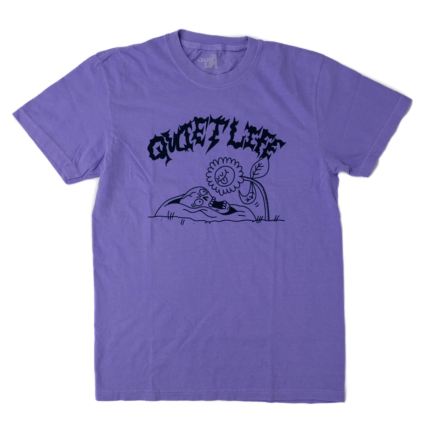 Jay Howell Flower Fright Pigment Dyed Tee - Lavender