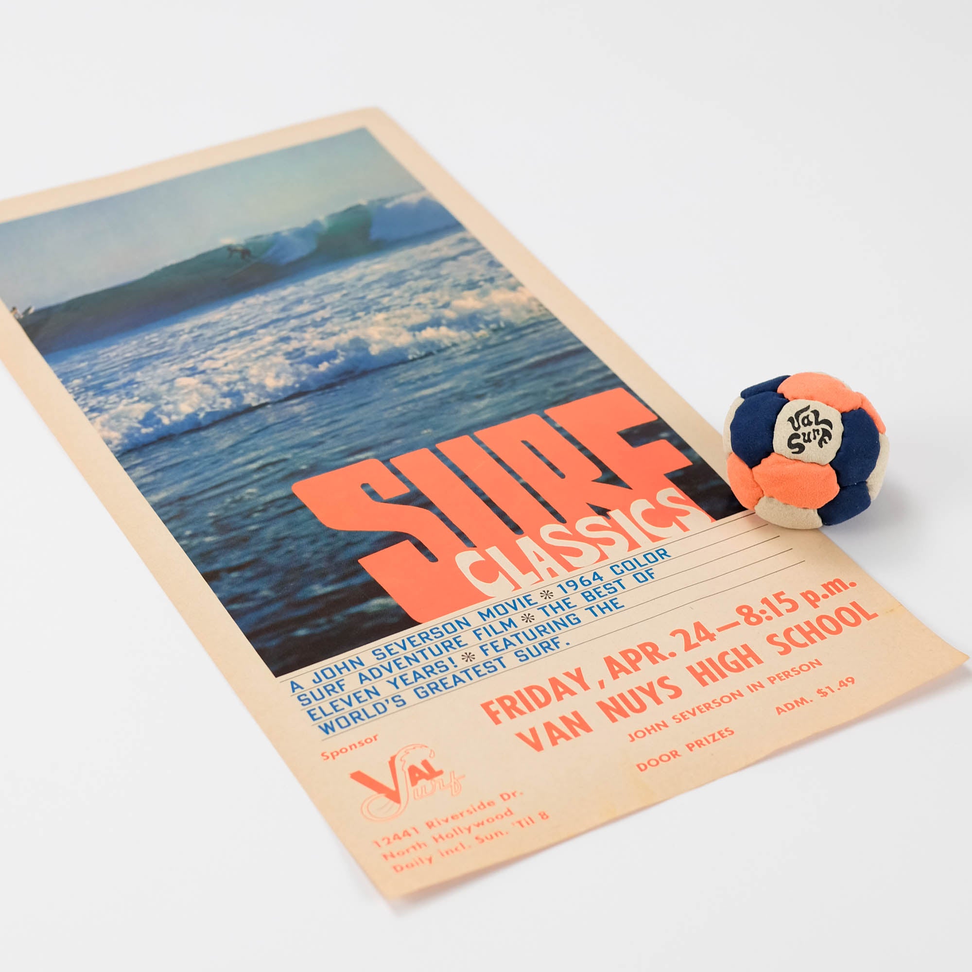 Val Surf Footbag - Classic Poster