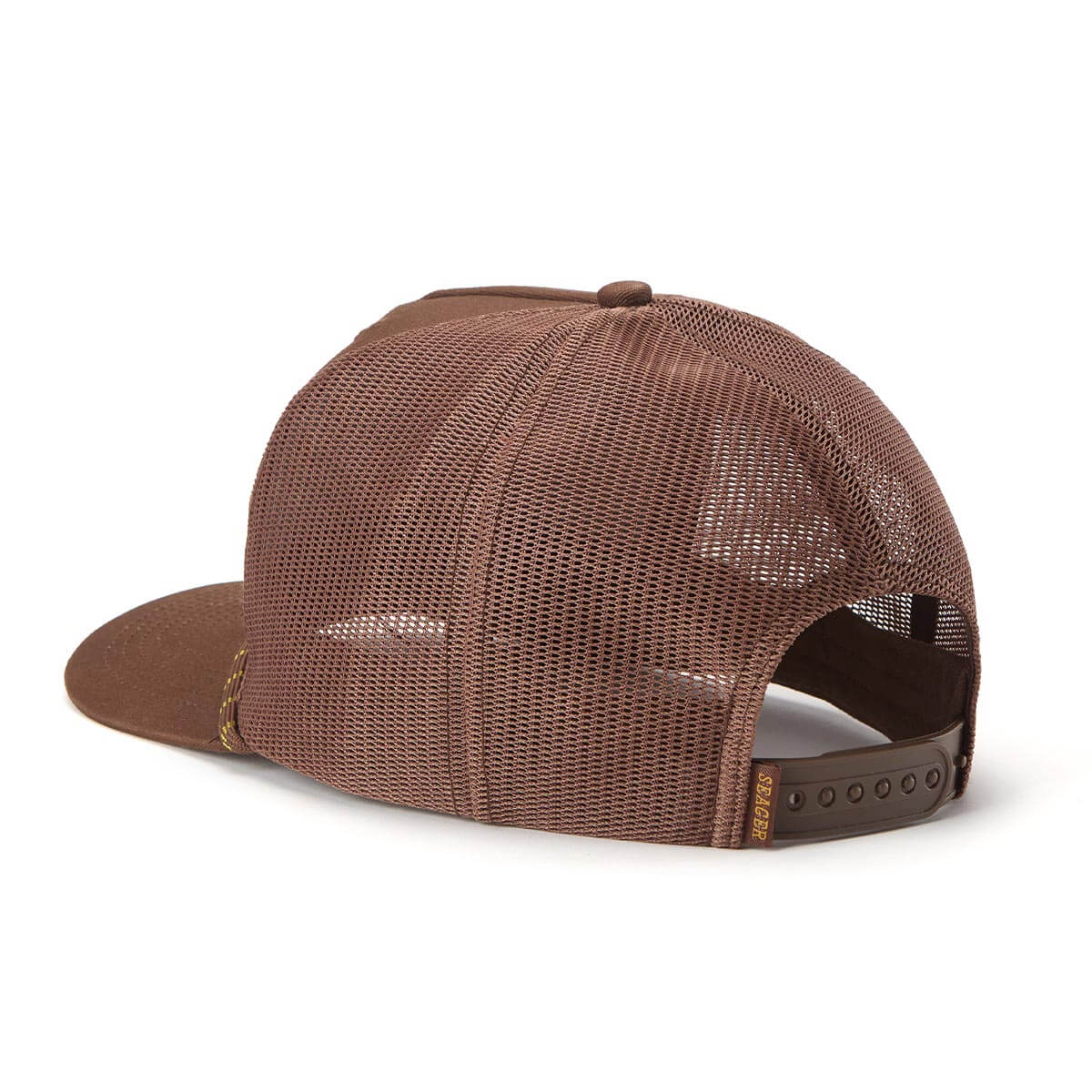 Branded Trucker Snapback - Brown - O/S