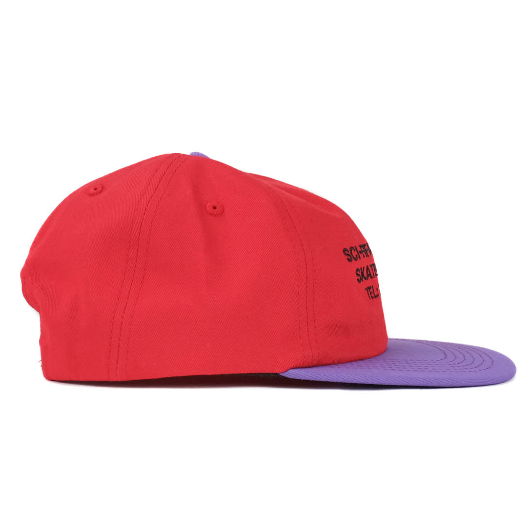 Business Post Hat - Red/Violet