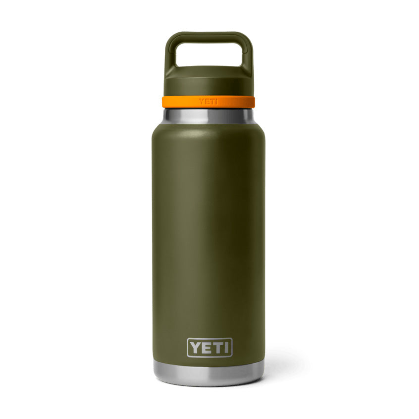 Rambler 36oz Bottle Chug - Olive King Crab Orange
