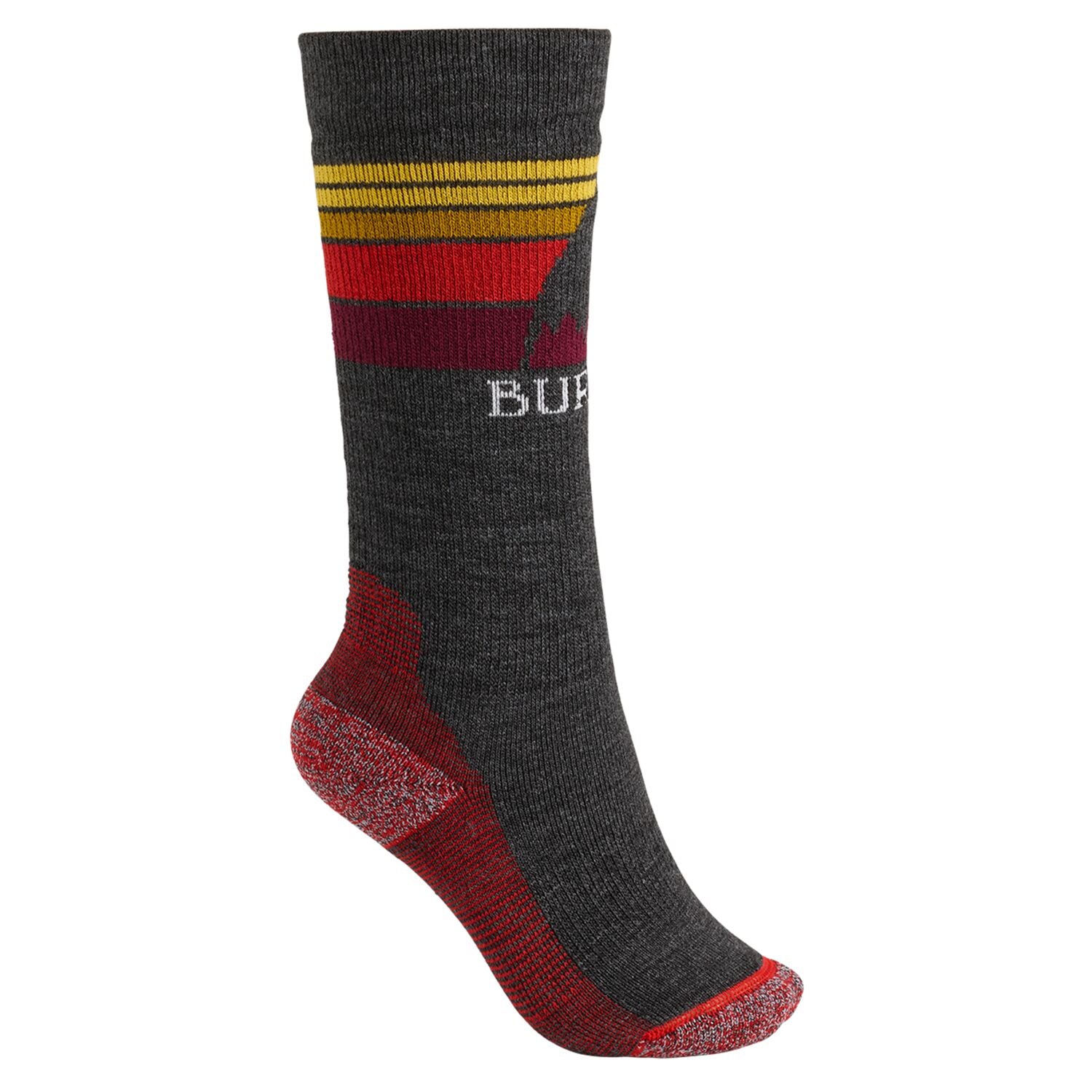 Kids' Emblem Midweight Socks, True Black