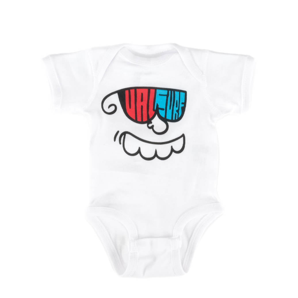 Happy Glaboe Onesie - White