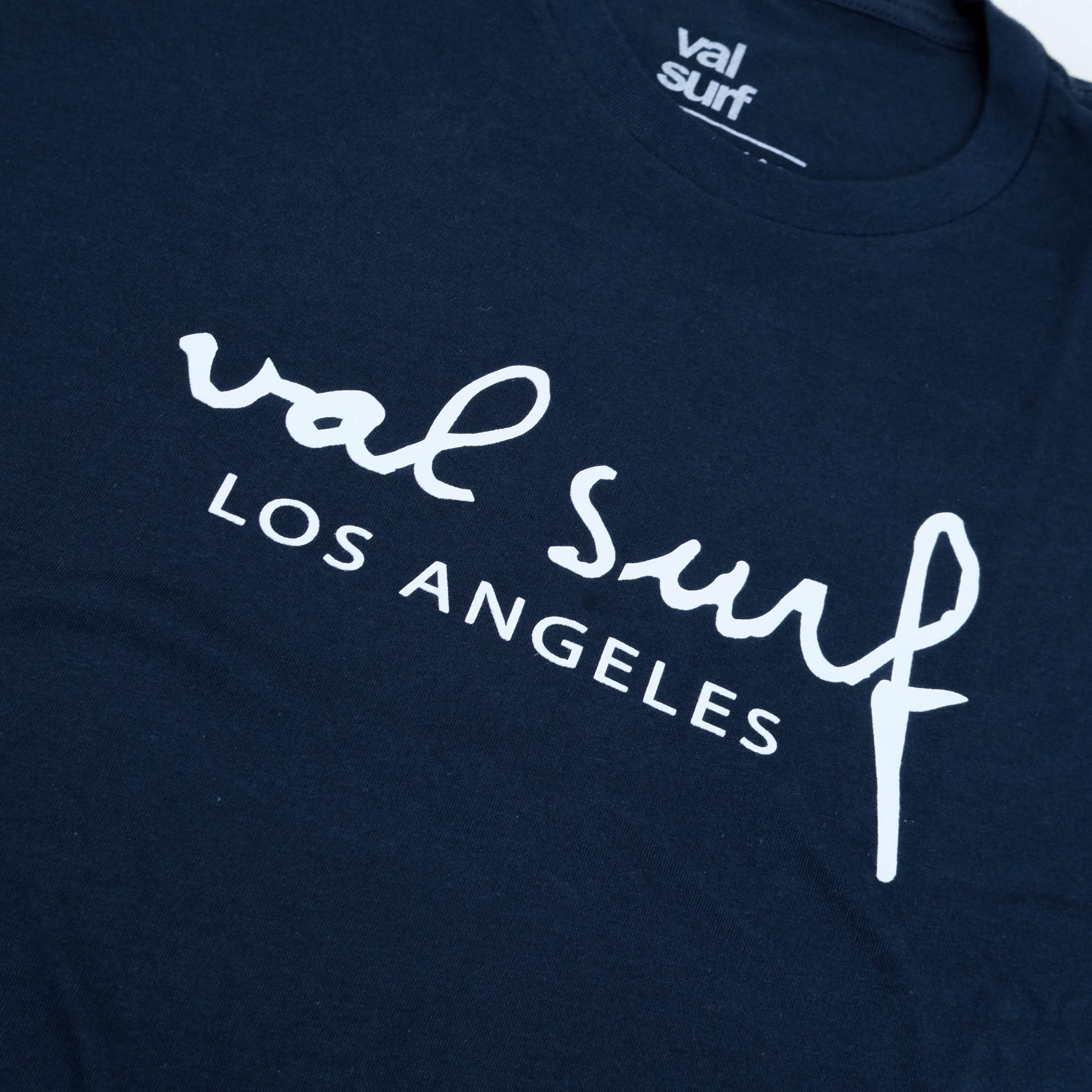 Cursive Logo w/Los Angeles Tee, Navy
