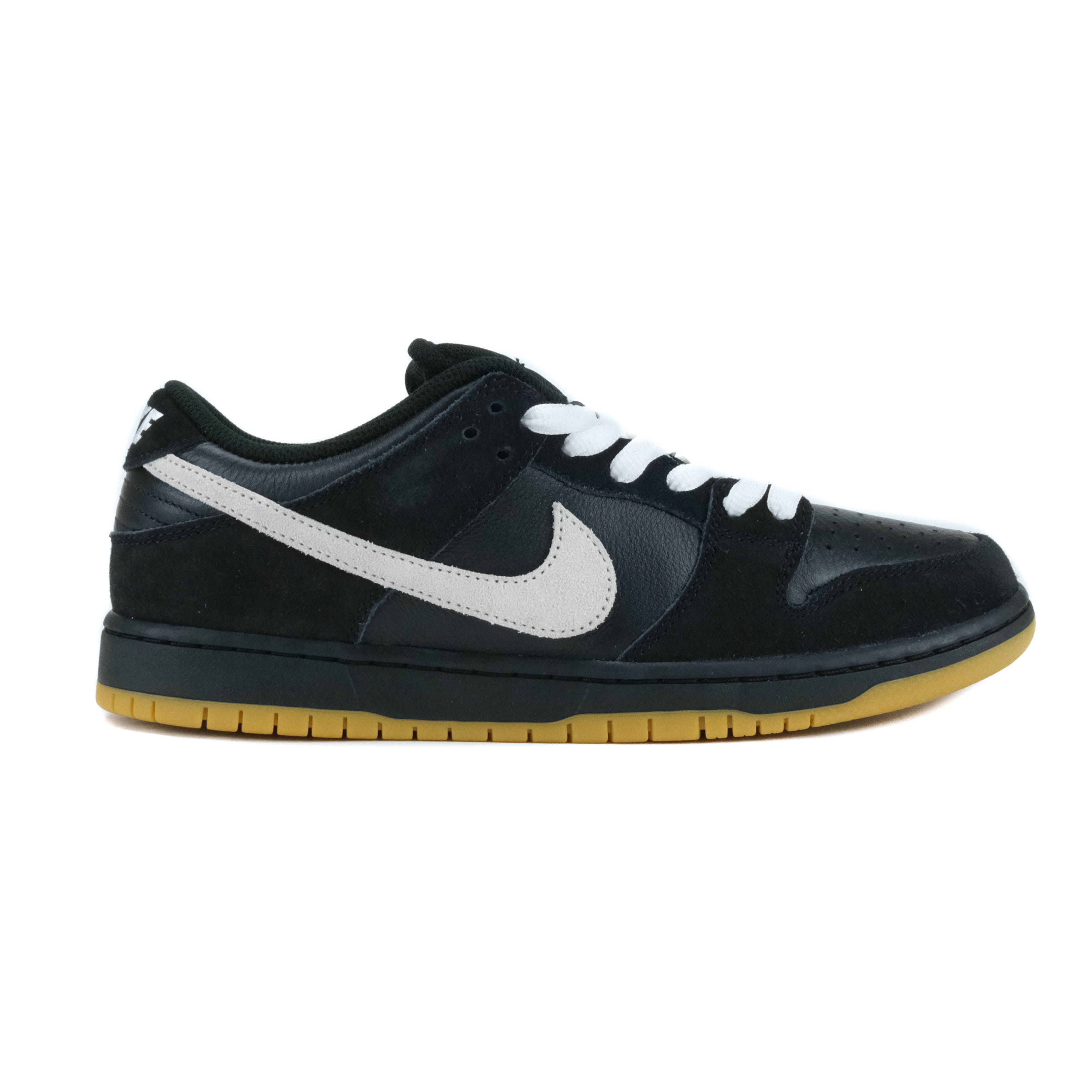 Nike SB Dunk Low Pro - Black/White/Gum Light Brown