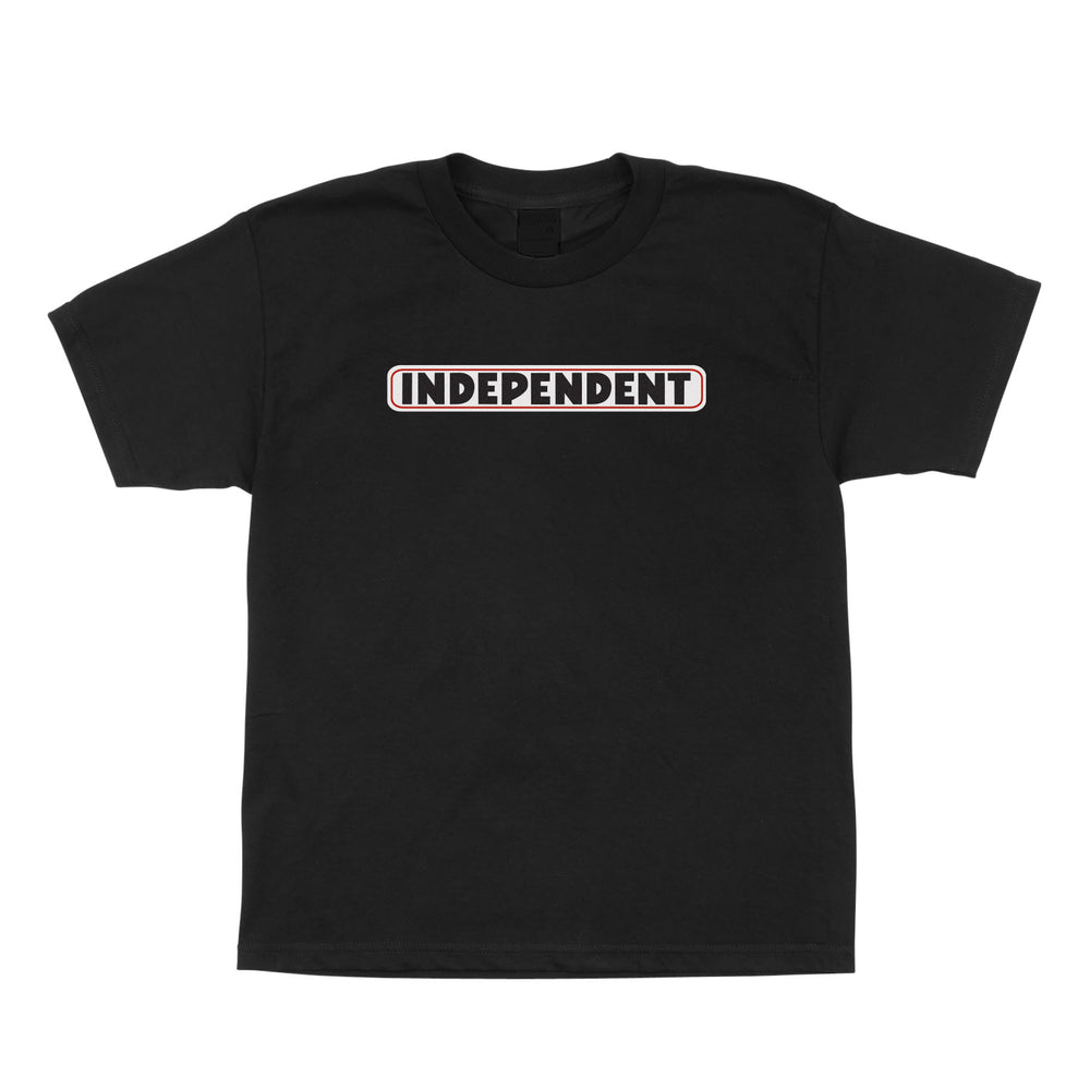Youth Bar Logo S/S Tee - Black