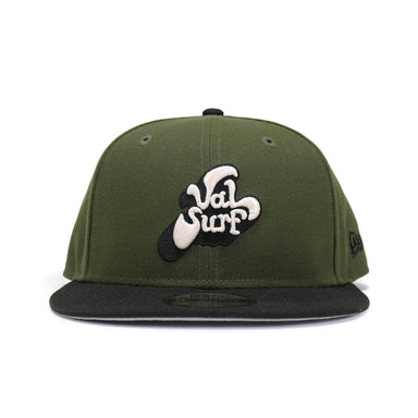 Val Surf - Golden Hour Hat - New Era 9FIFTY Snapback Hat - Rifle Green