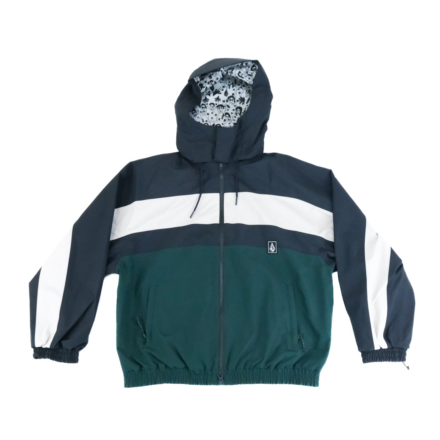 Womens DLM Jacket - Black Green