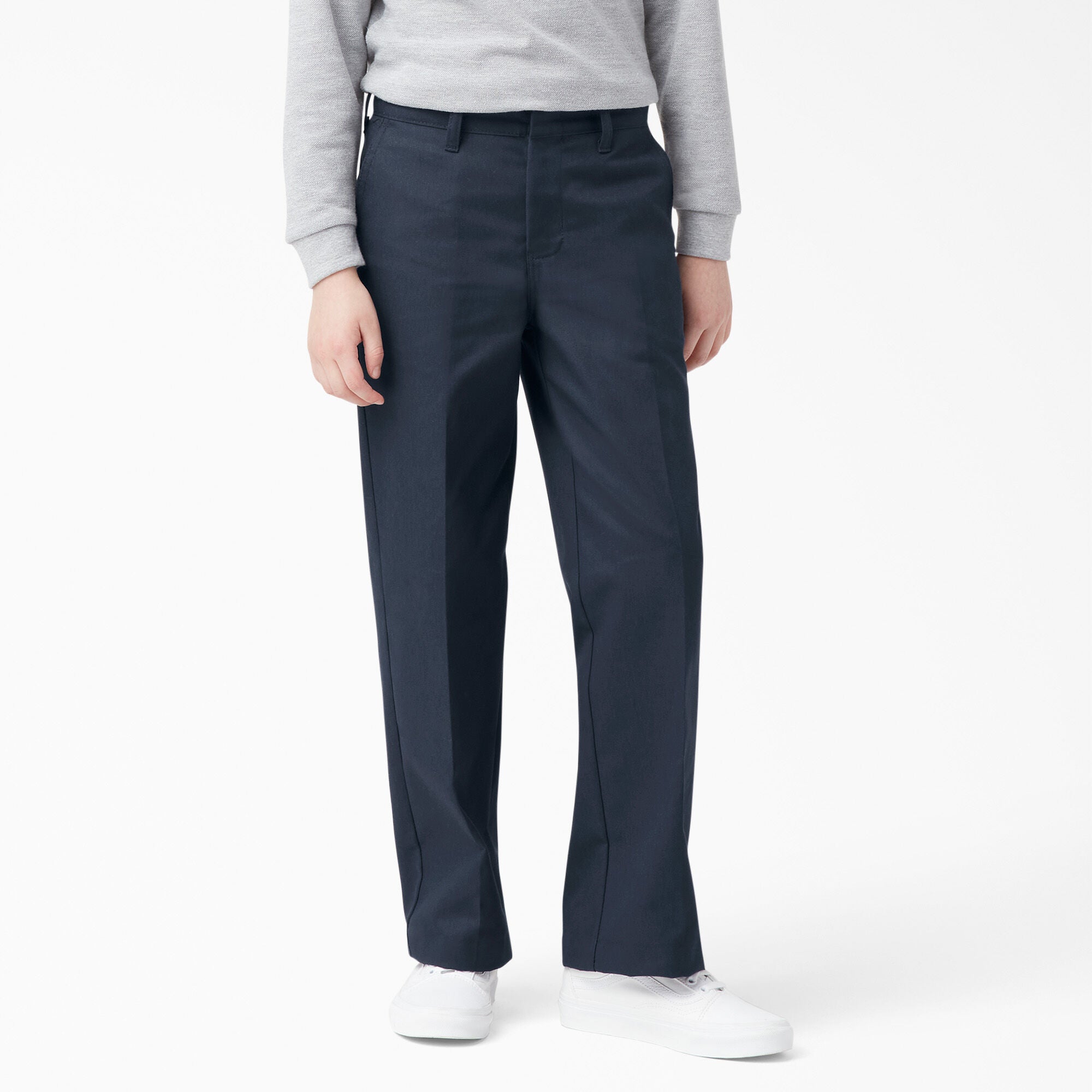 Boys Flexwaist Flat Front Pant, Dark Navy