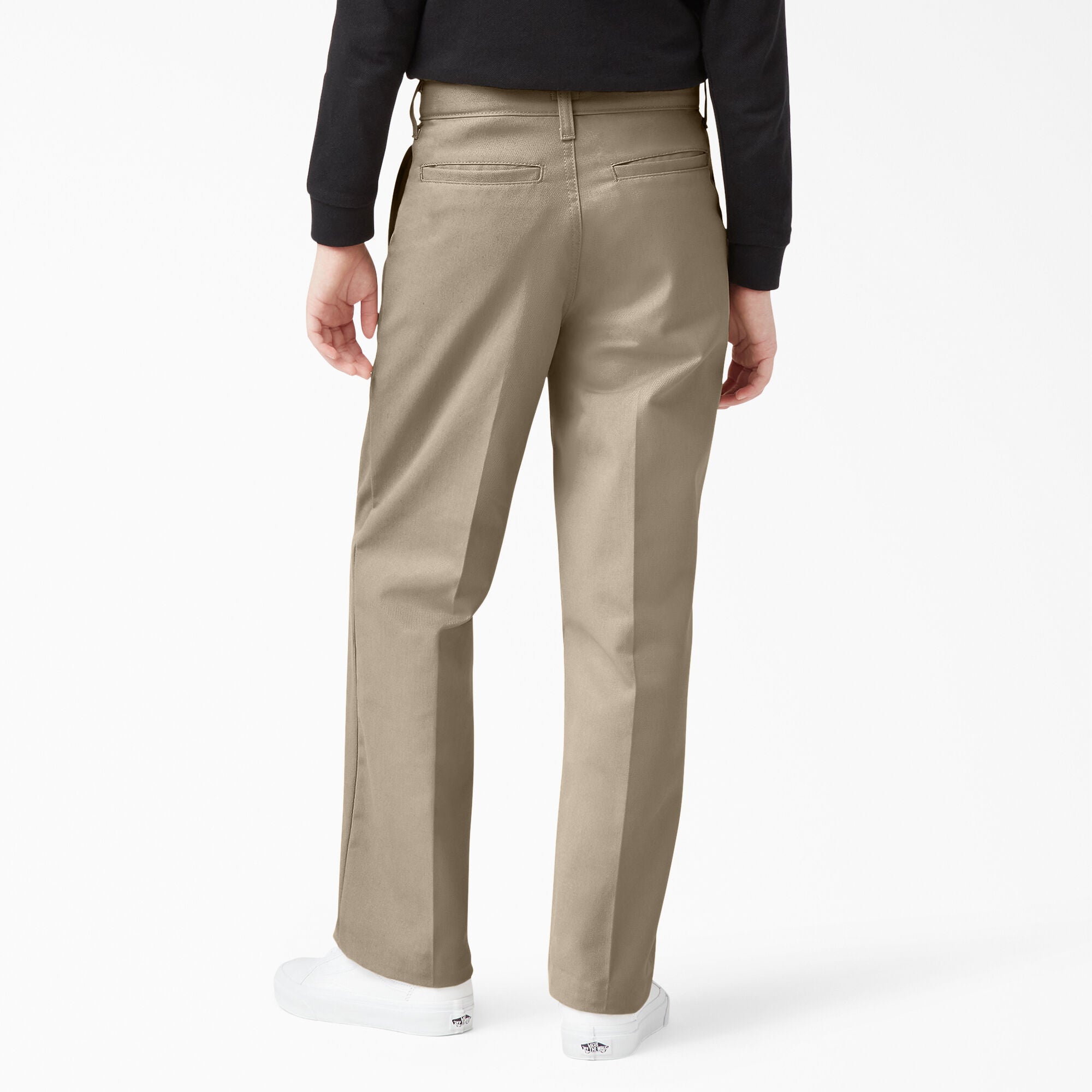 Boys Flexwaist Flat Front Pant, Desert Sand