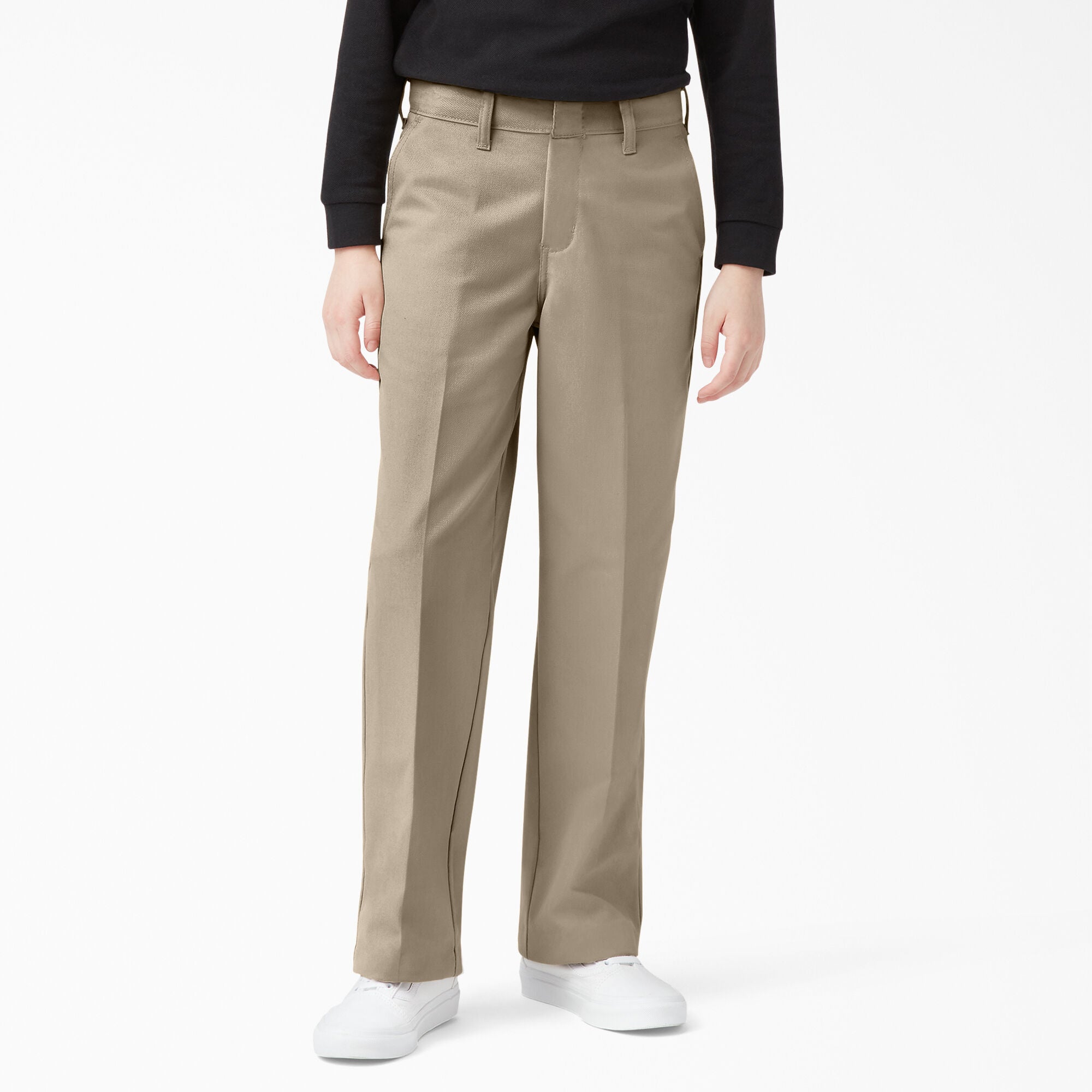 Boys Flexwaist Flat Front Pant, Desert Sand