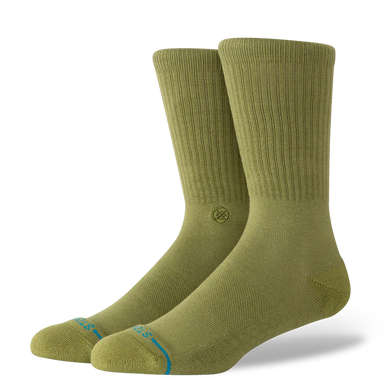 Stance - Icon Crew Socks, Olive