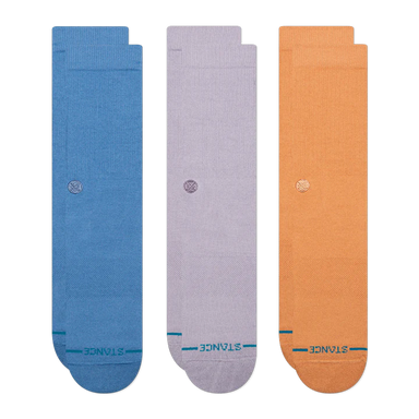 Stance - Icon Crew Socks 3 Pack, Capriblue
