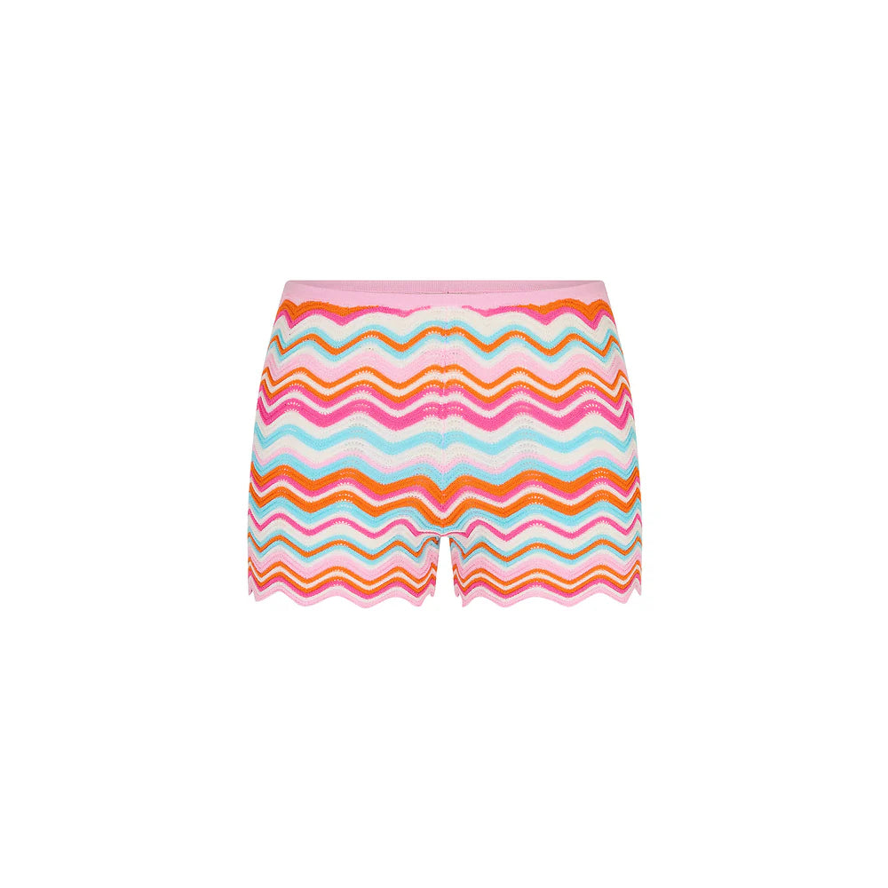 Womens Knit Micro Short - Sunset Wave
