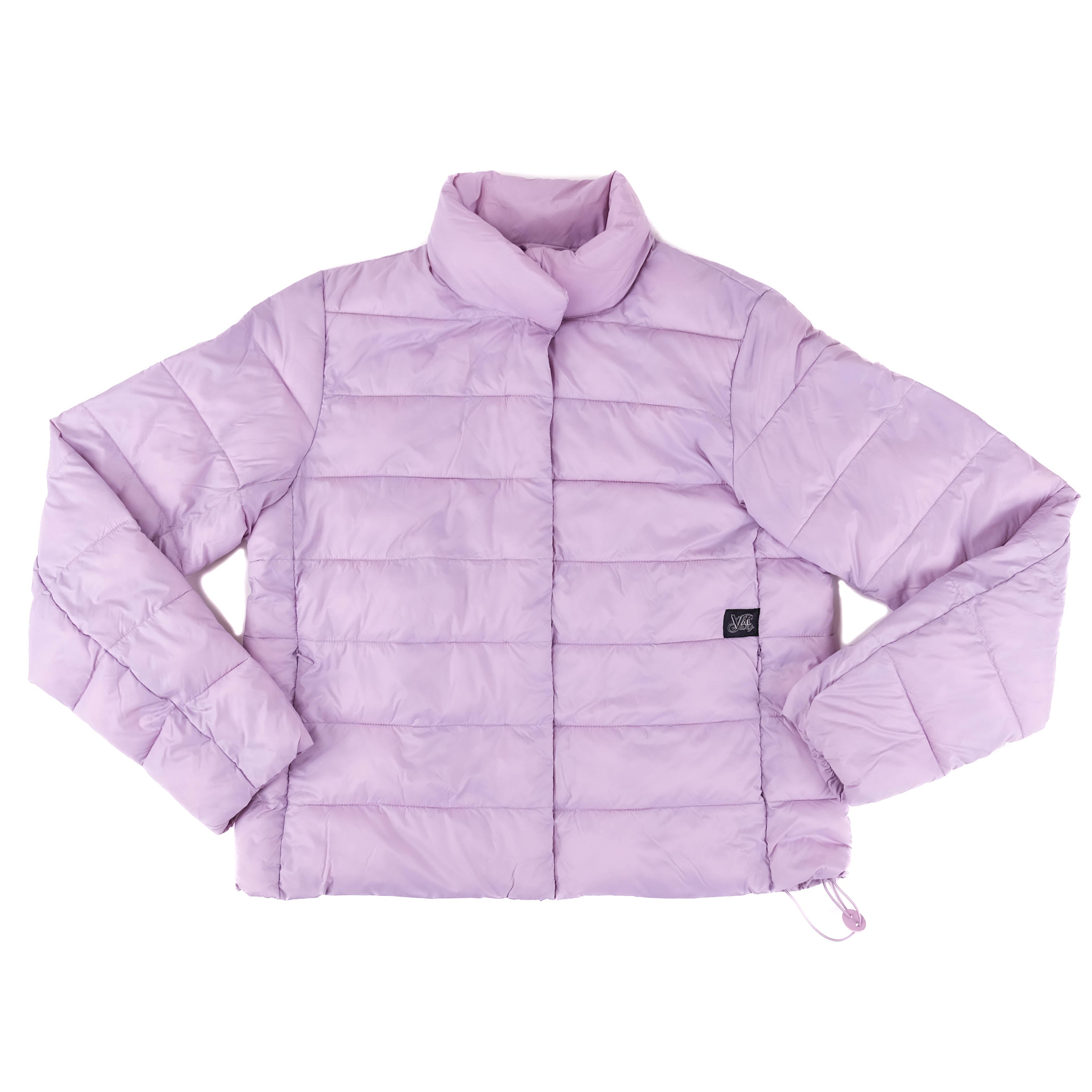 Womens OG Logo Spinnaker Crew Puff Jacket, Pink