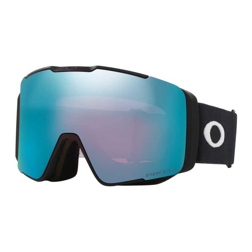 Line Miner Pro L - Matte Black W/ Prizm Snow Sapphire Iridium + Prizm Torch Iridium