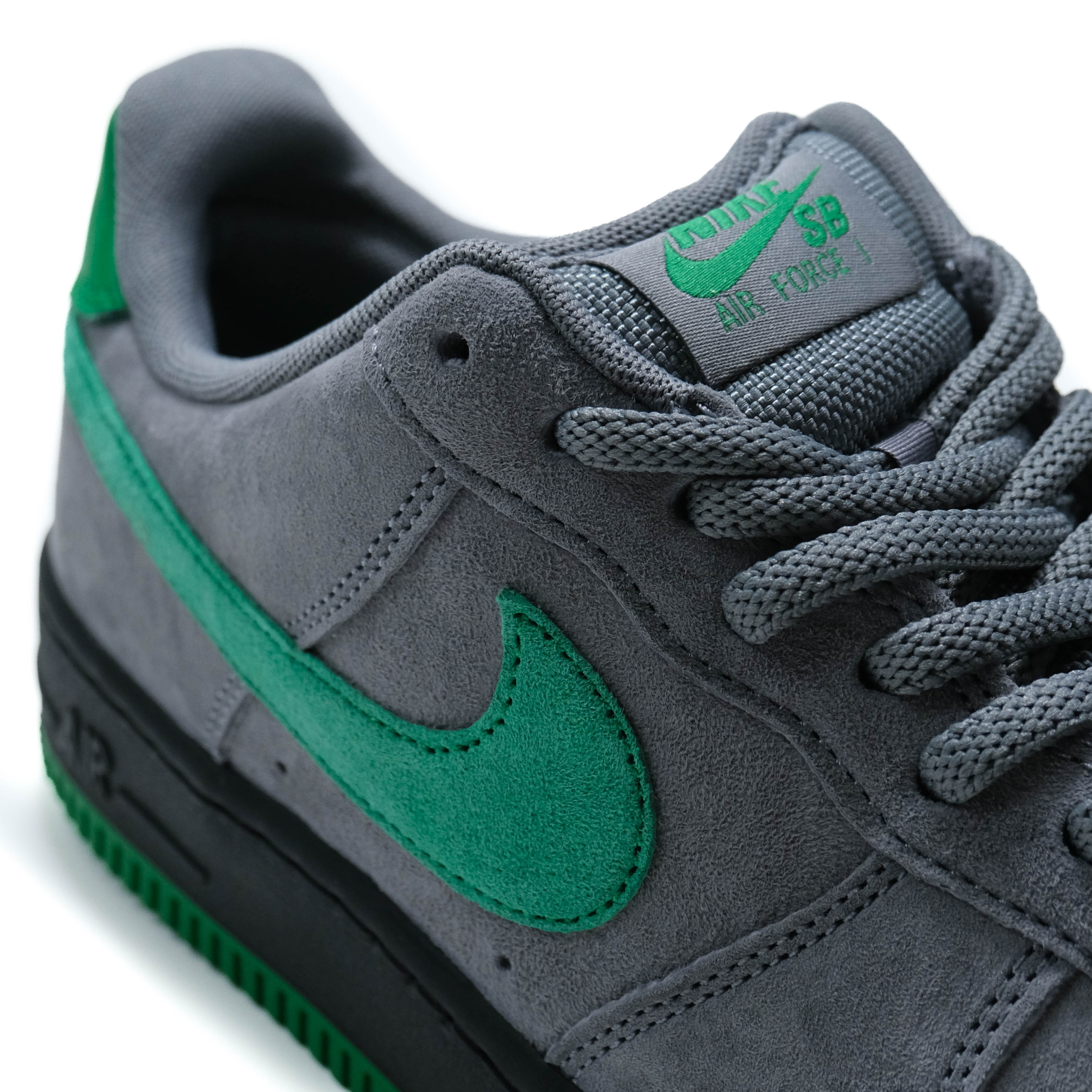 Nike SB Air Force 1 SE - Cool Grey/Court Green-Black
