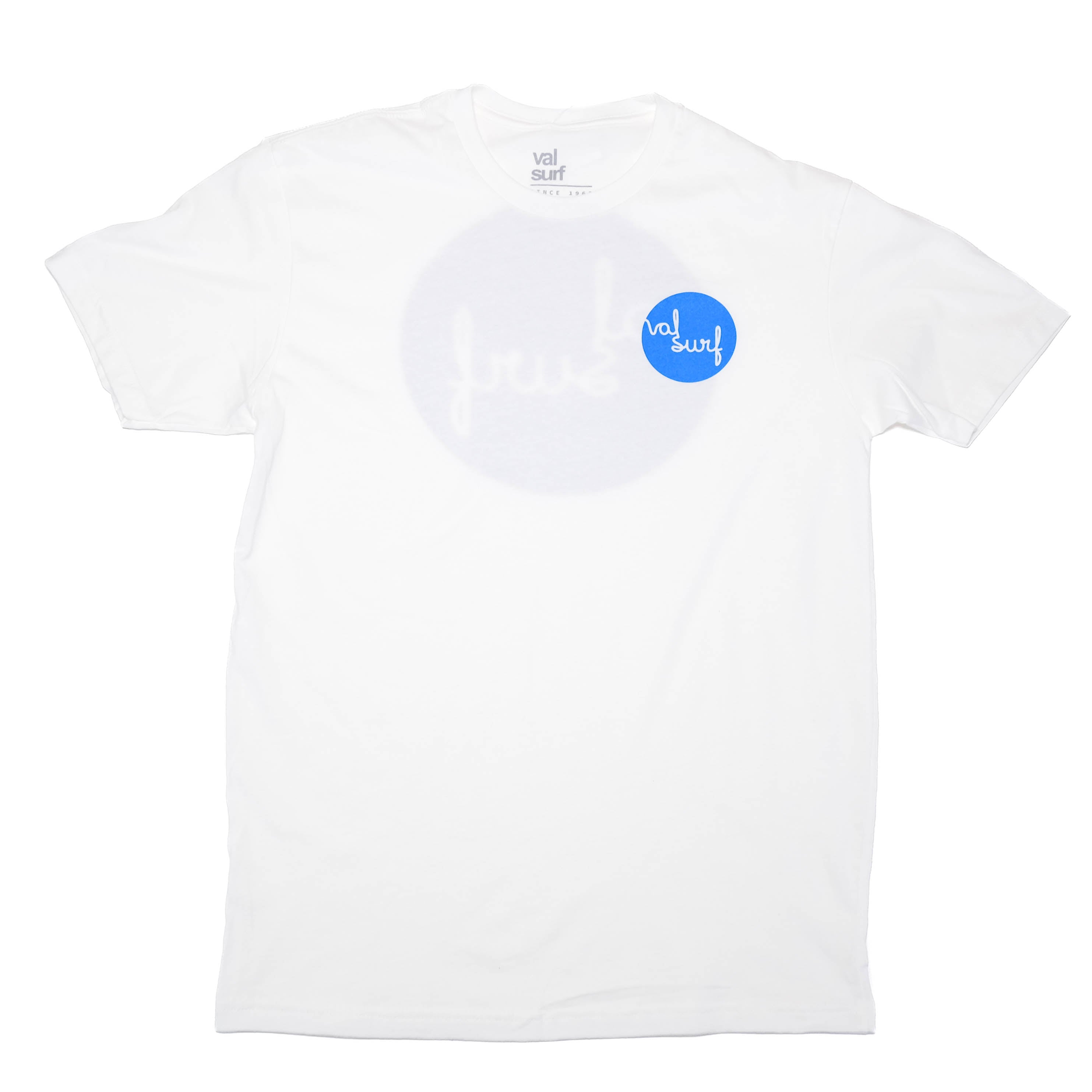 Fat Script in Circle Tee - White
