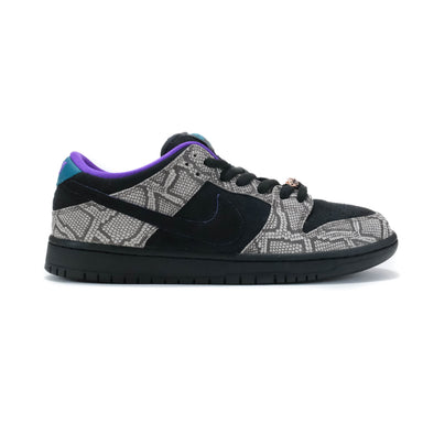 Nike SB - Nike SB Dunk Low Pro - String/Black-Bright Spruce/Purple