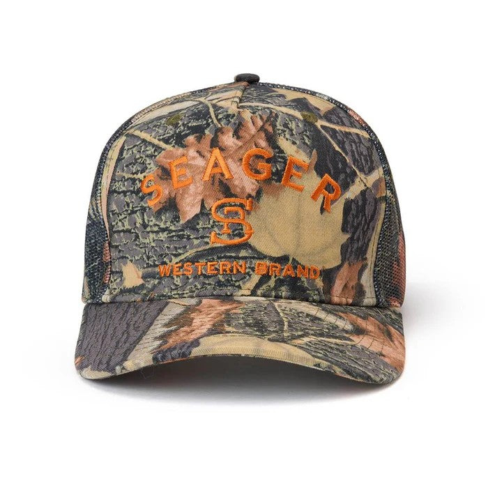 Branded Trucker Snapback - SJC Camo