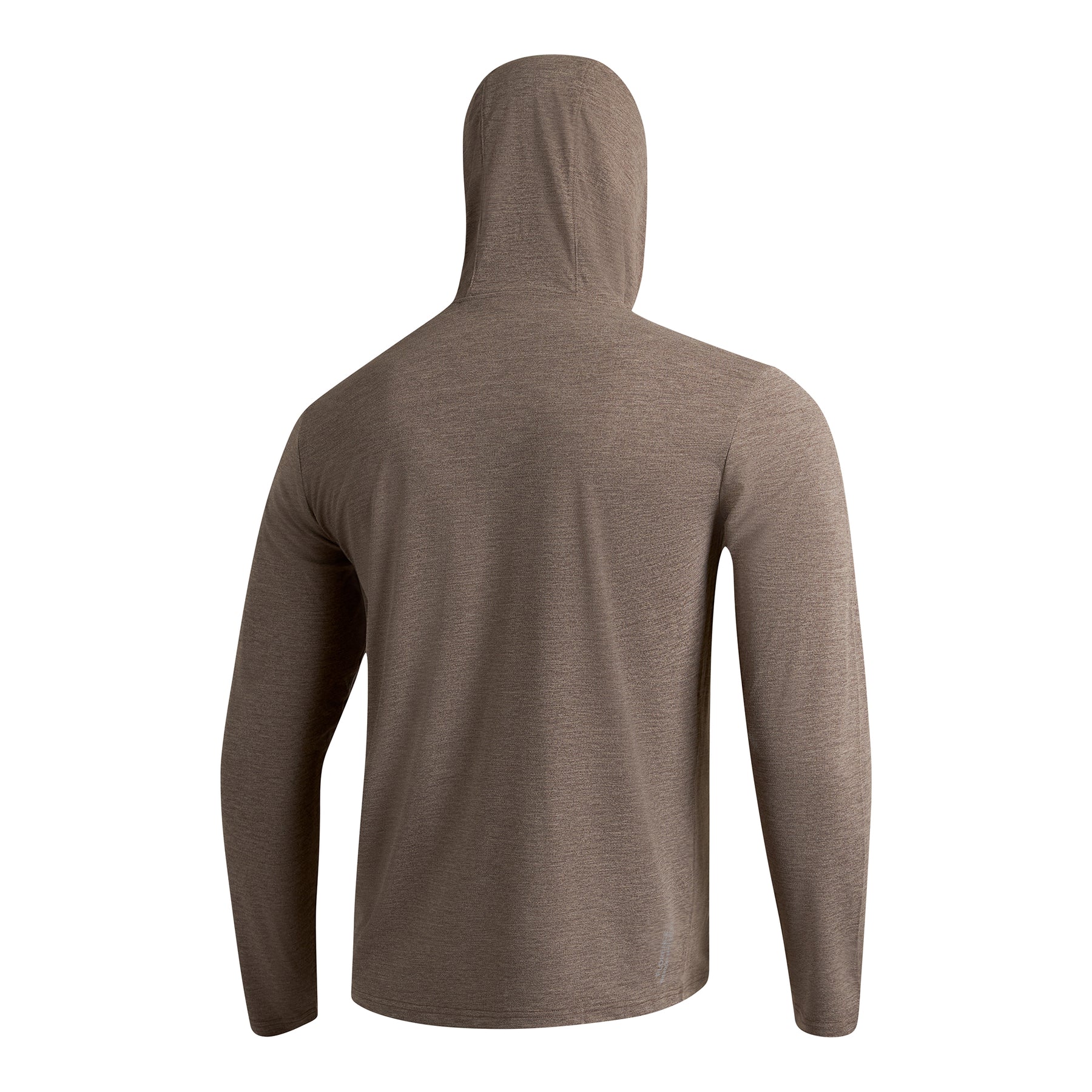 Airtex Long Sleeve Hooded Shirt - Heather Pumice