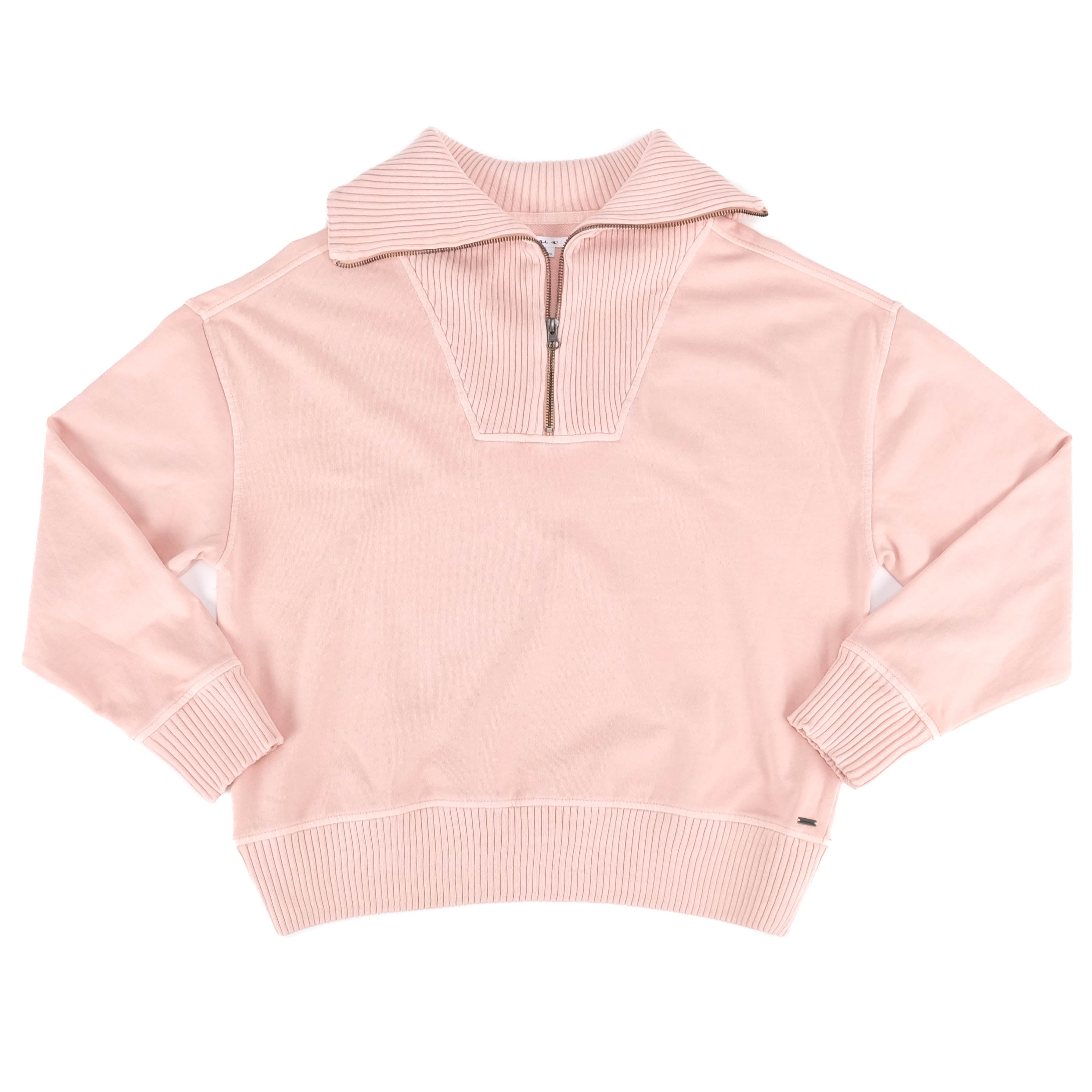 Womens Karma Mock ZIp - Rose Dust