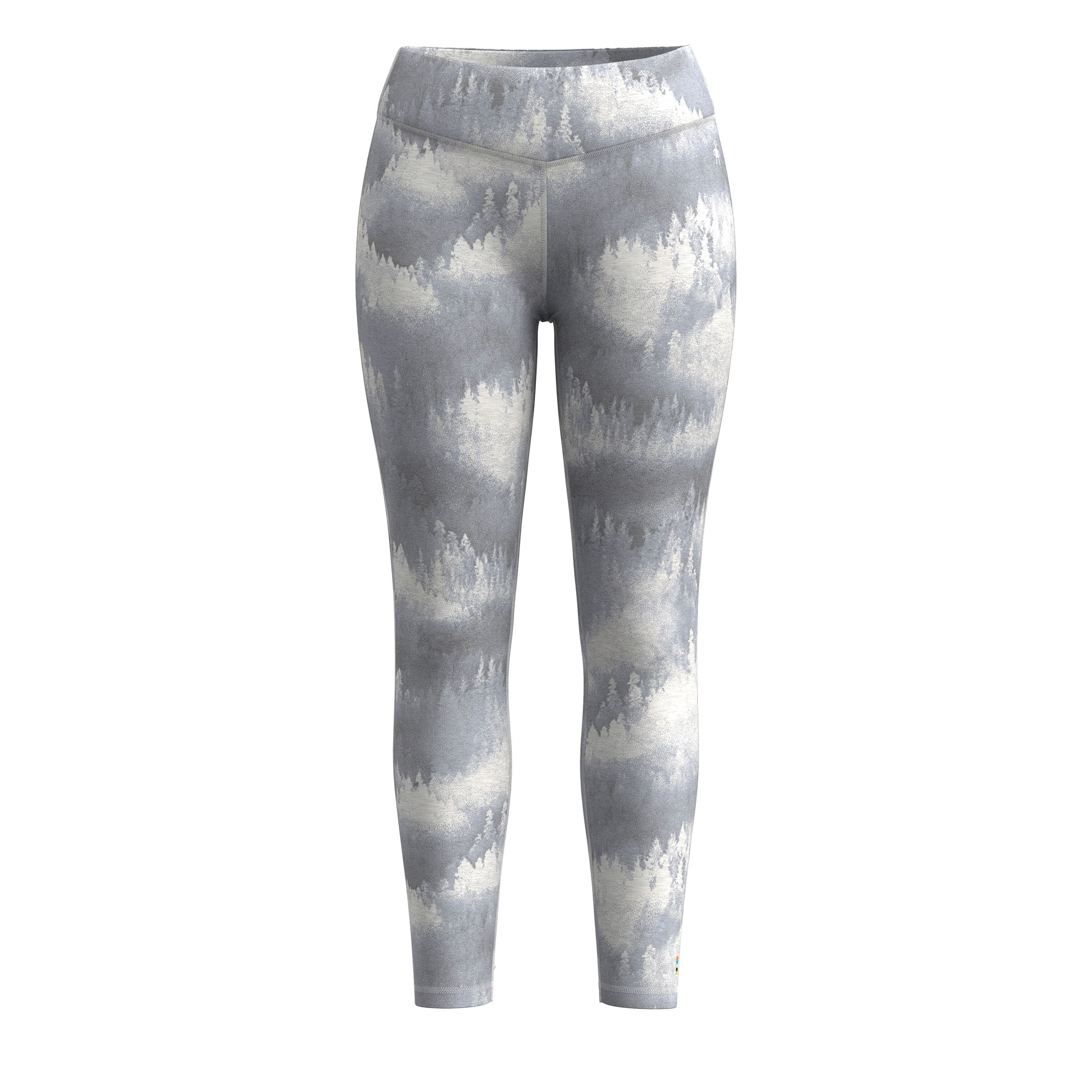 Women's Classic Thermal (250) Merino Base Layer Bottom - Light Gray Foggy Pines