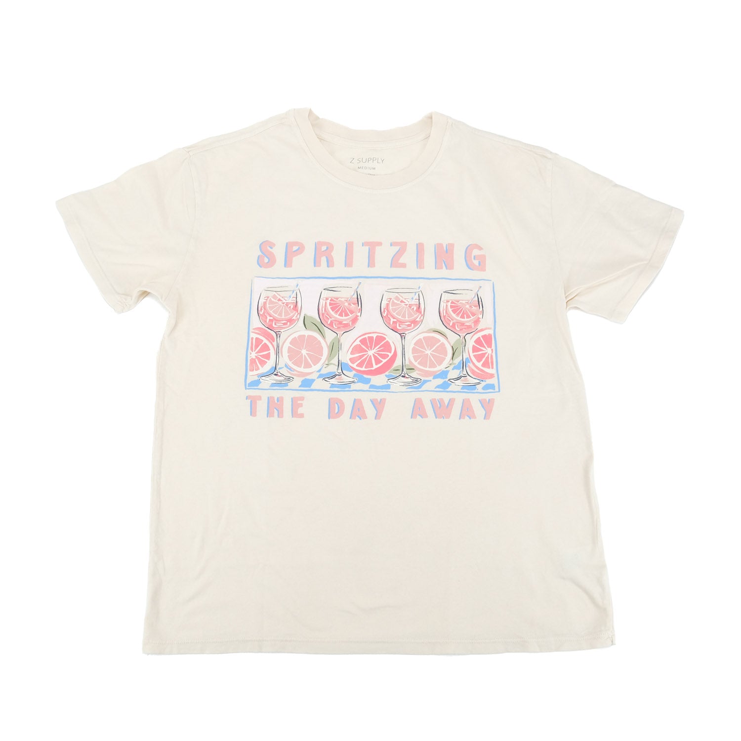 Womens Spritz Boyfriend Tee - Sandshell
