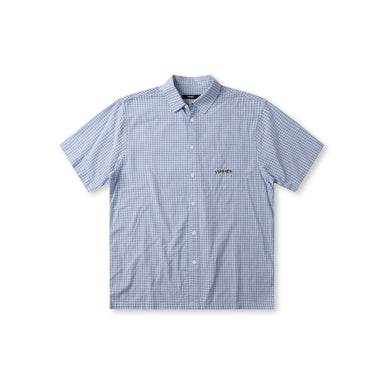Former - Vivian Check S/S Shirt - Blue