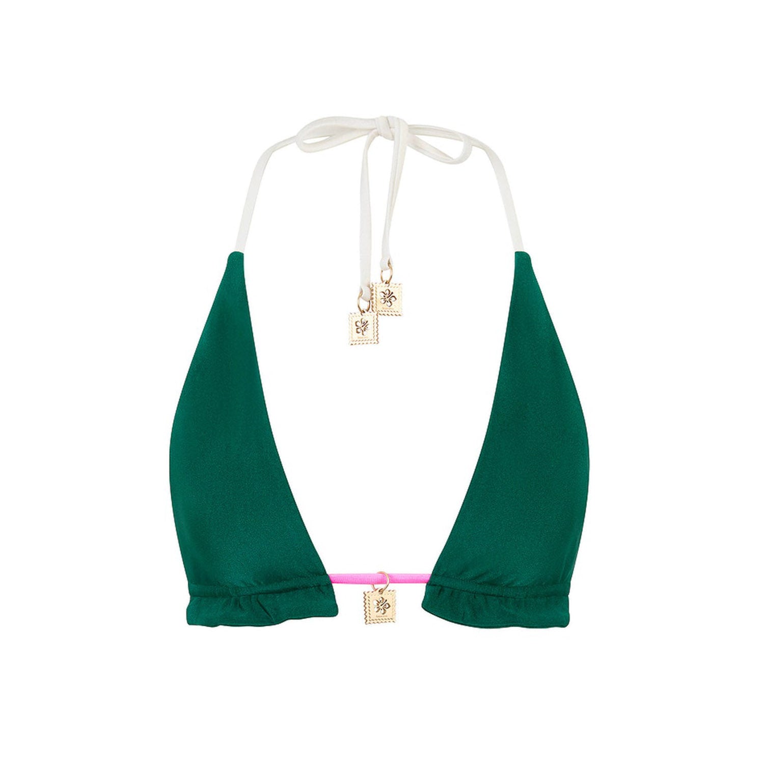 Frill Halter Bralette Bikini Top - Siren Song