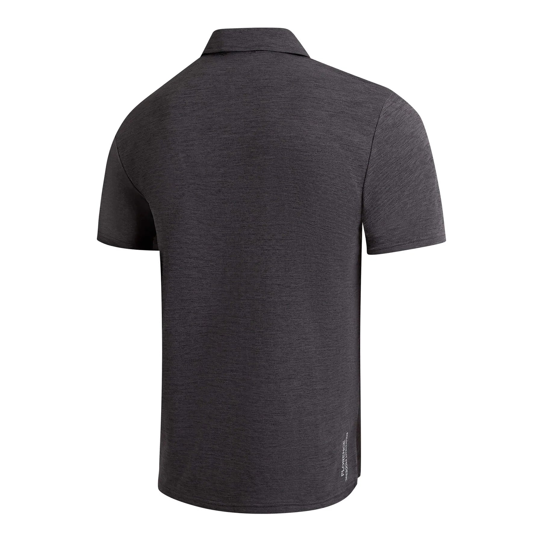 Airtex Collared Short Sleeve Shirt - Heather Charcoal