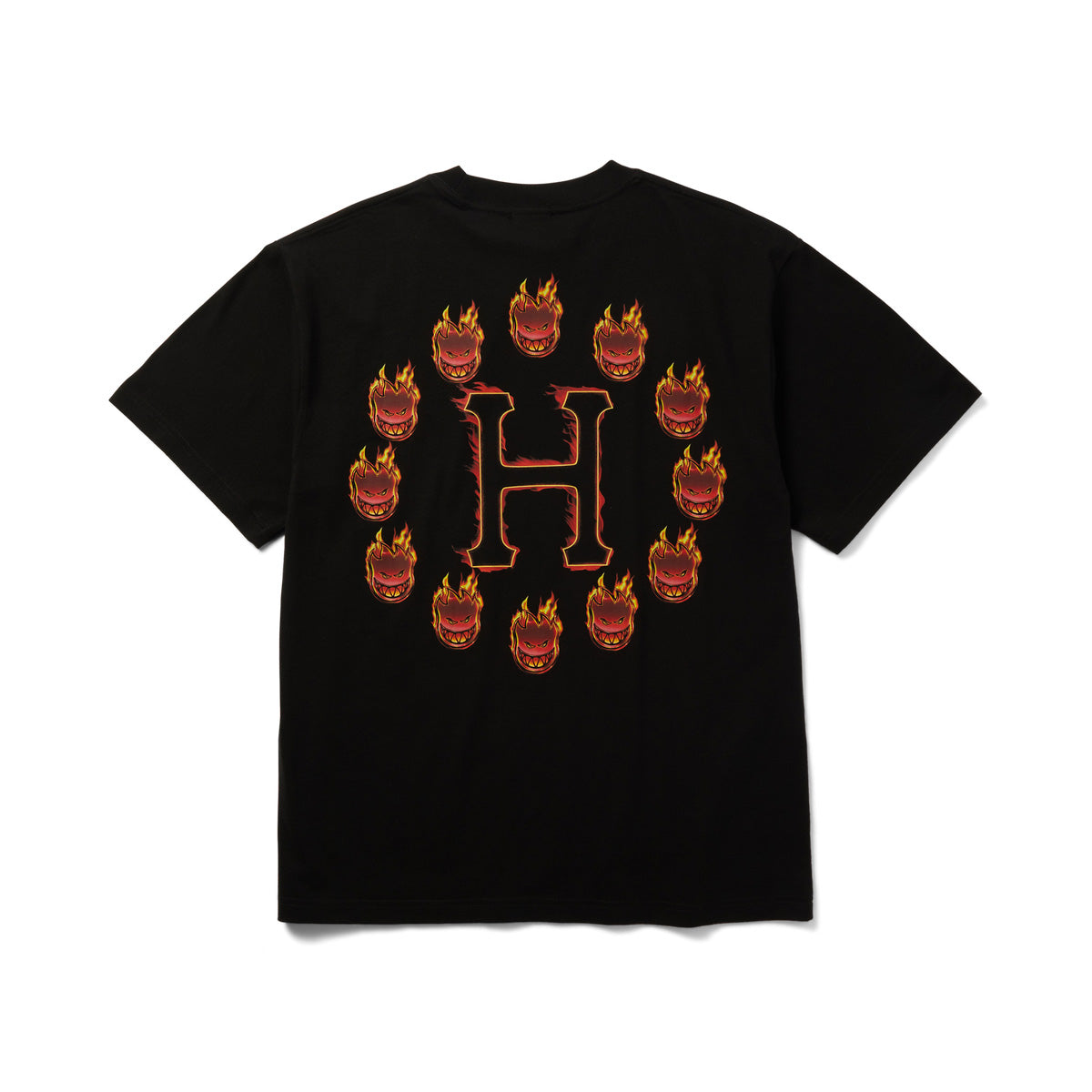 Spitfire Flame Galaxies S/S Tee - Black