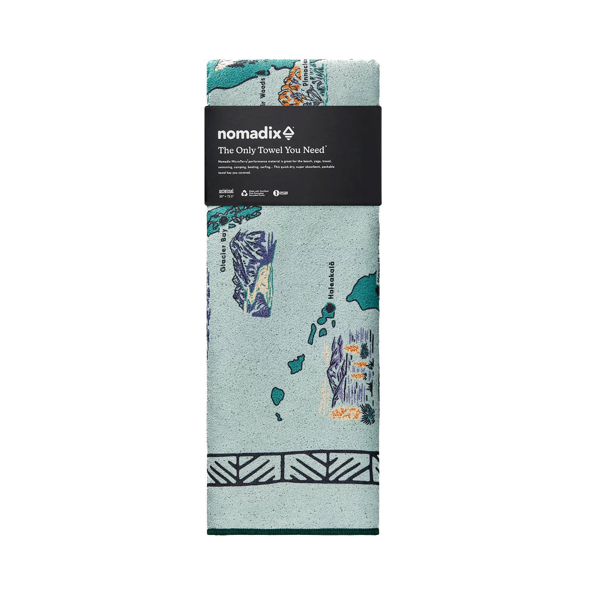 Original Towel - Nat Parks & Monuments Map