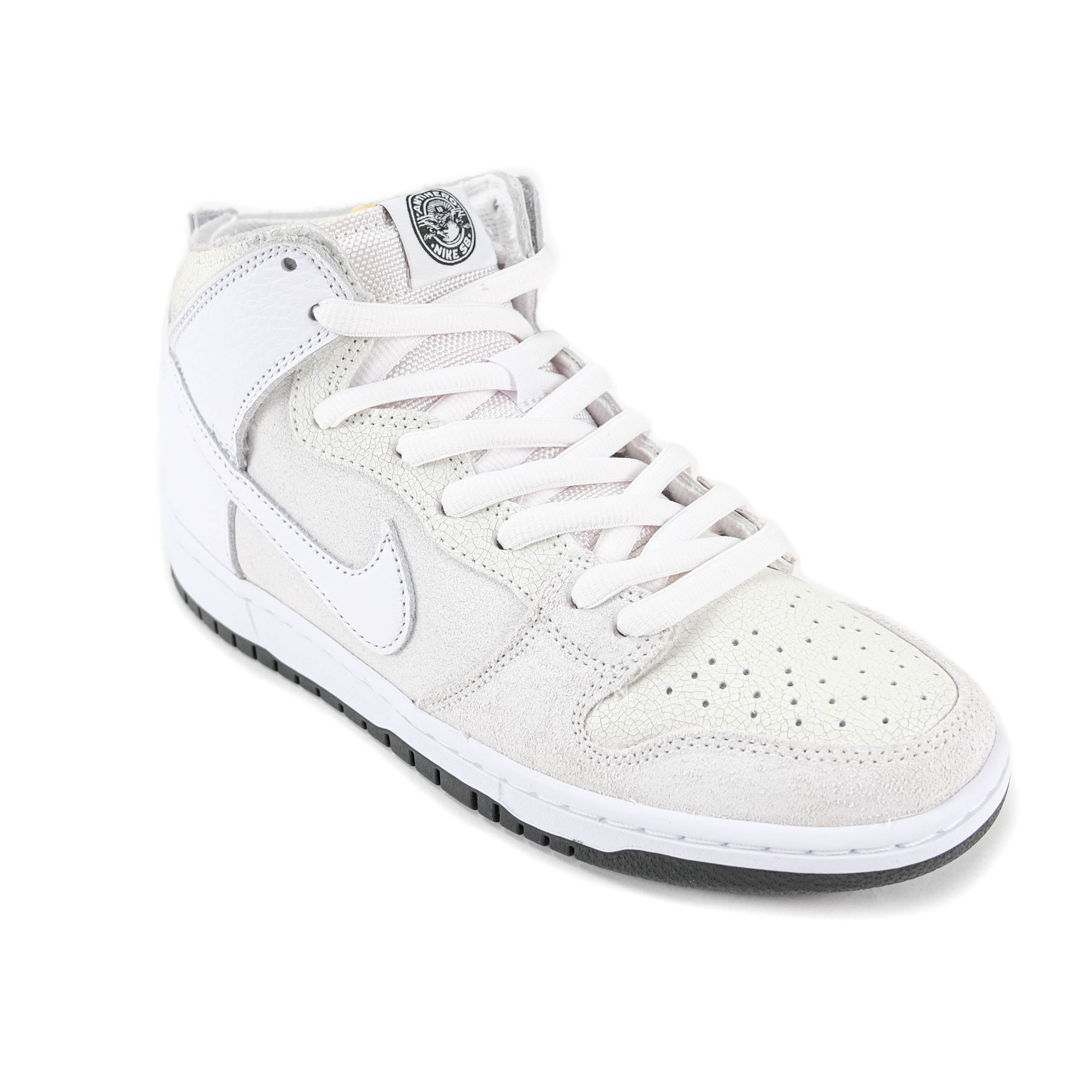 Nike SB Dunk High (Anti-Hero) - White/White-Black