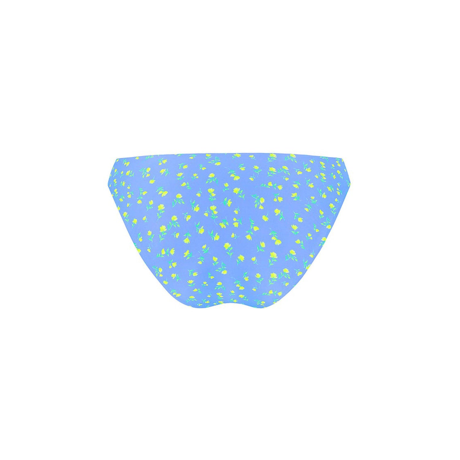 Minimal Full Coverage Bikini Bottom - Lemon Bloom