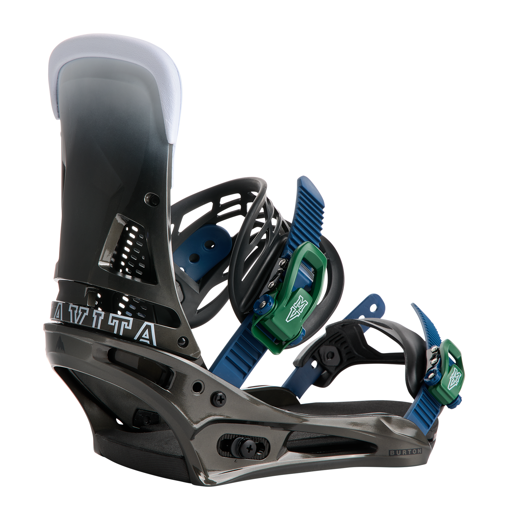 Mens Malavita Snowboard Bindings - Black Fade