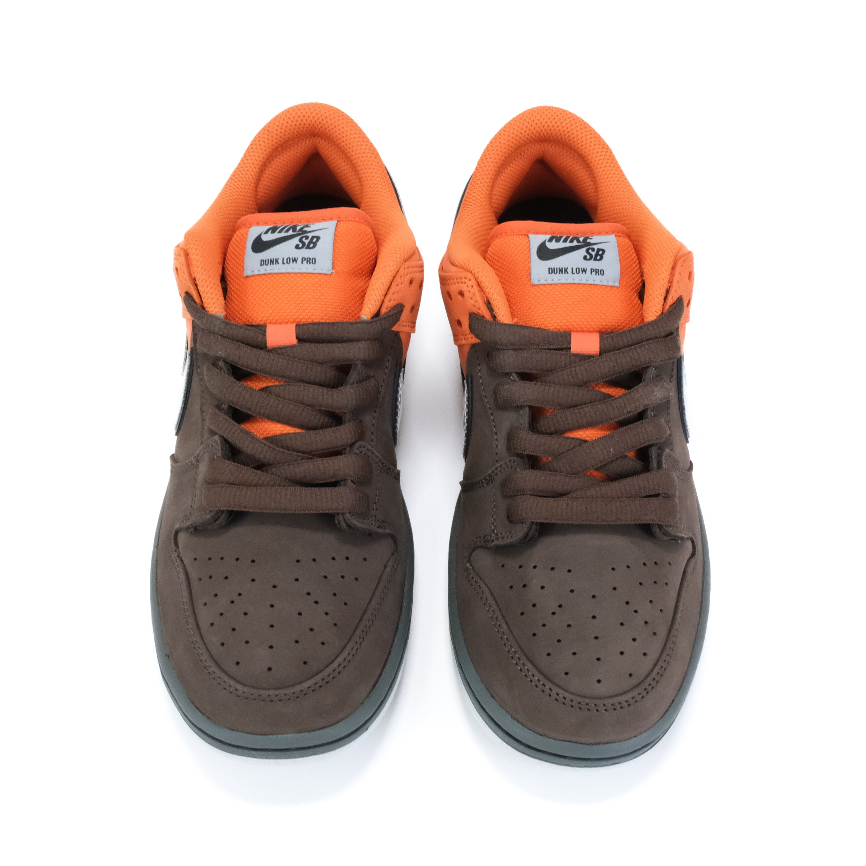 Nike SB Dunk Low Pro - Safety Orange/Wolf Grey/Brown