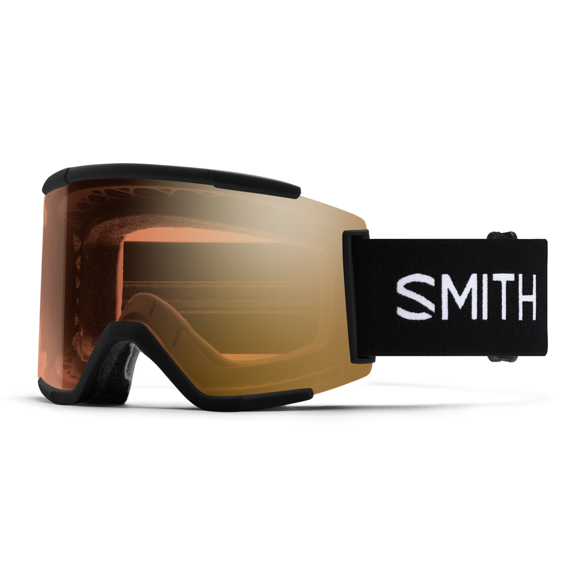 Squad XL Low Bridge - Black - ChromaPop Pro Photochromic Gold Mirror