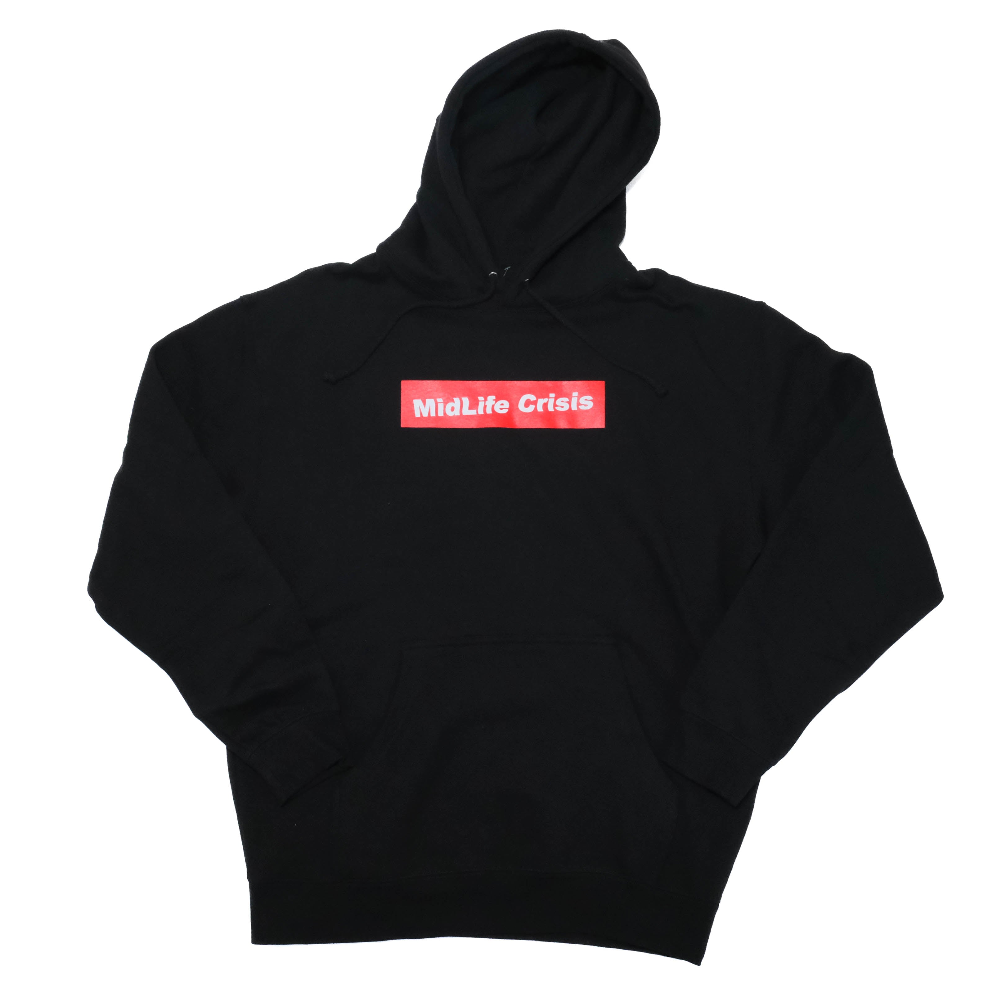Crooked Block Hoodie, Black