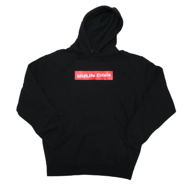 MidLife Crisis - Crooked Block Hoodie, Black
