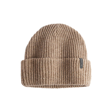 Autumn - Ribbed Knit Beanie - LT Brown