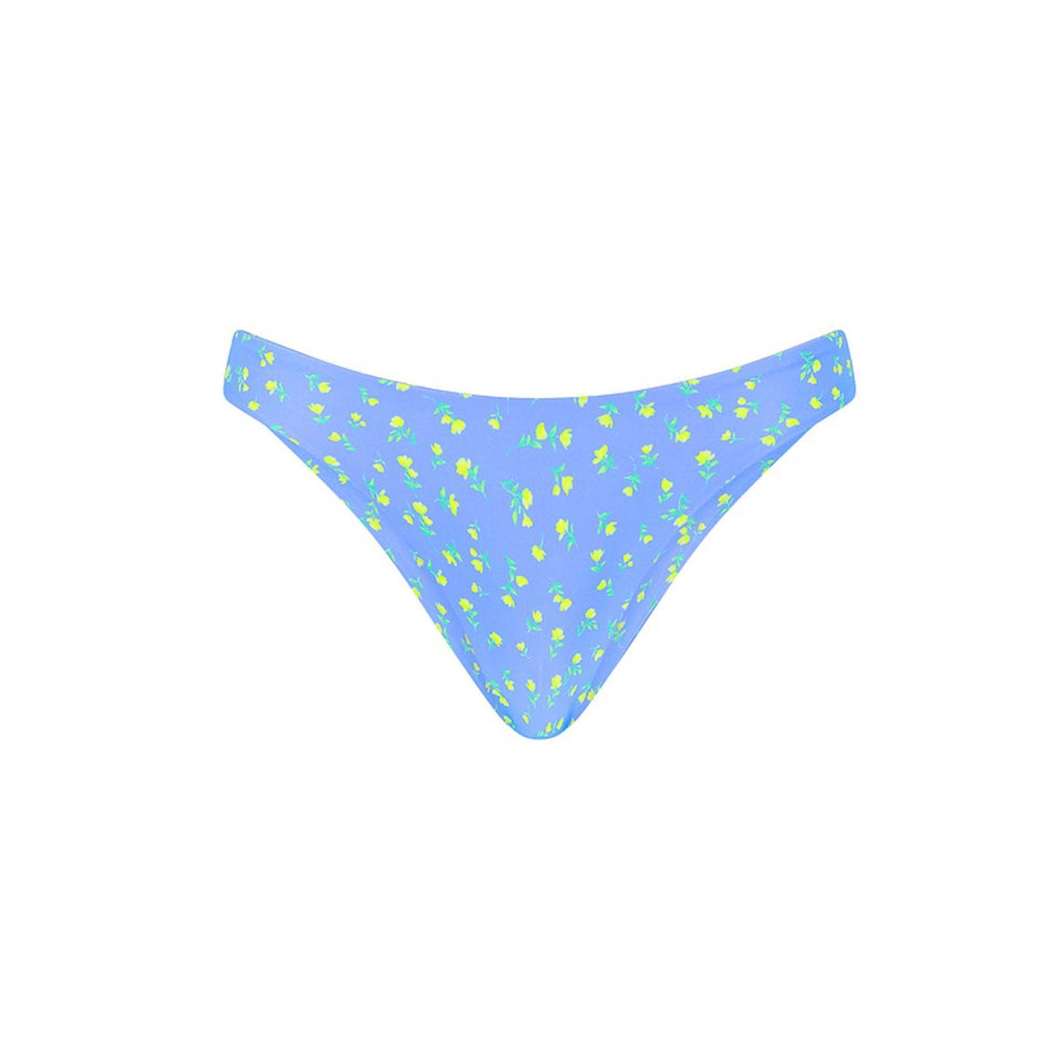 Minimal Full Coverage Bikini Bottom - Lemon Bloom