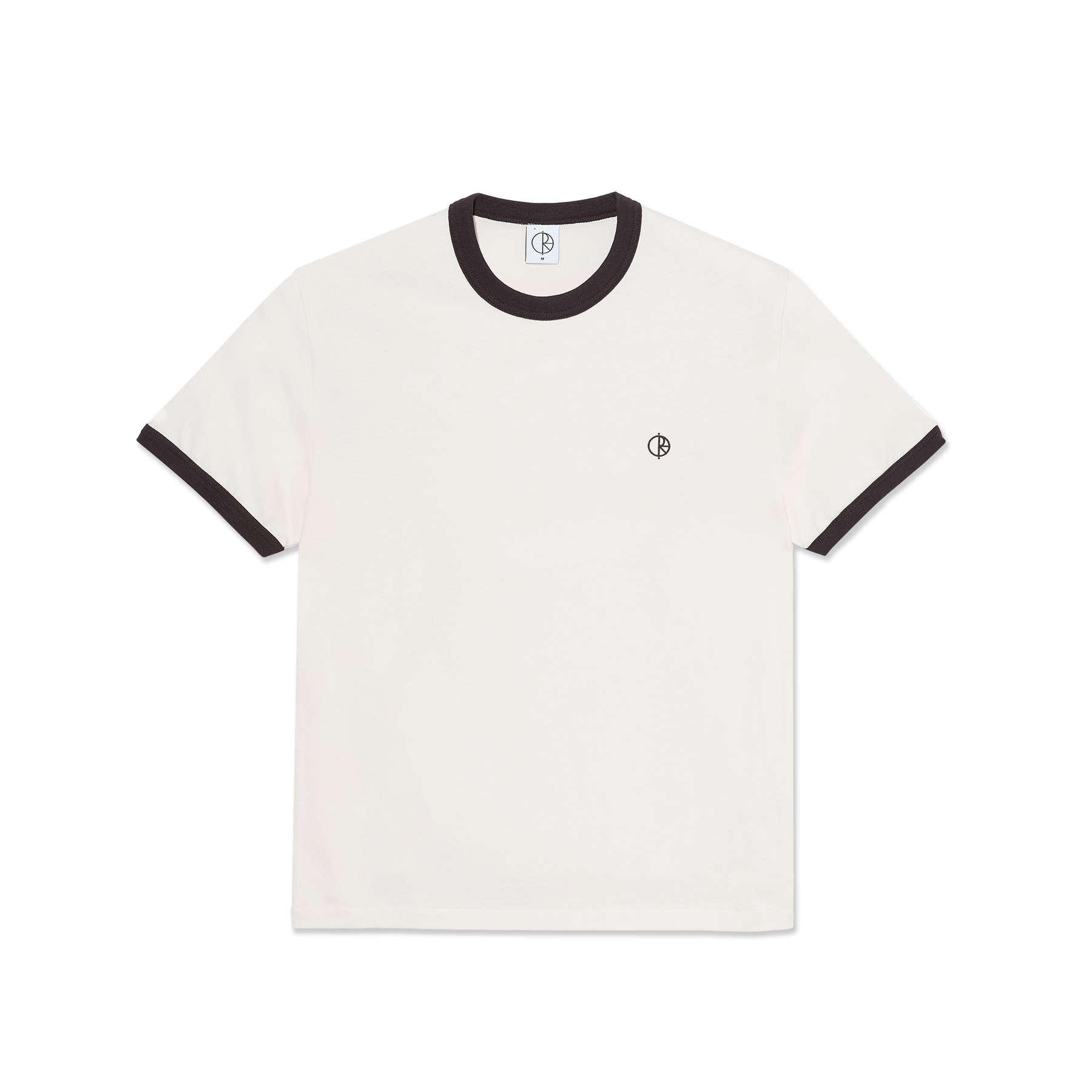 Ringer S/S Tee - Ivory/Chocolate