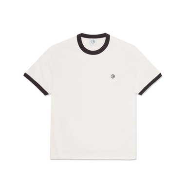 Polar - Ringer S/S Tee - Ivory/Chocolate