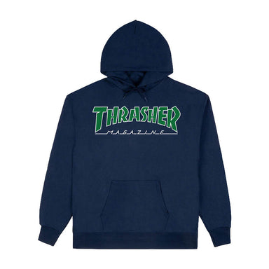 Thrasher Magazine - Outlined Hoodie - Navy