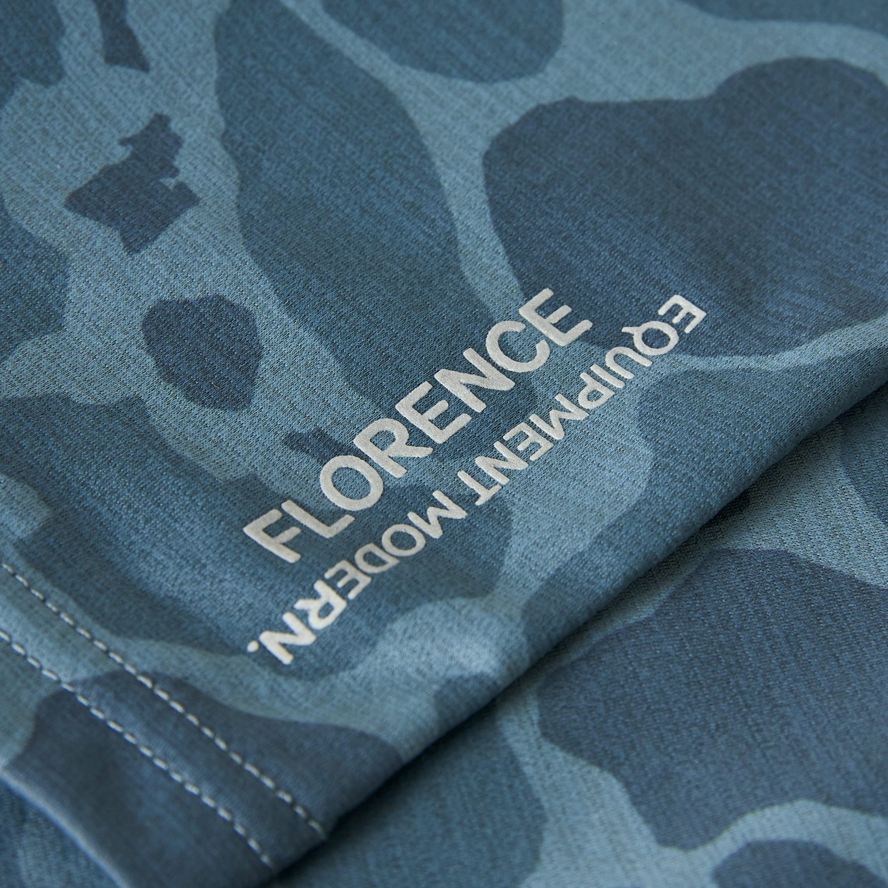 Airtex Long Sleeve Hooded Shirt - Heather Maritime Camo