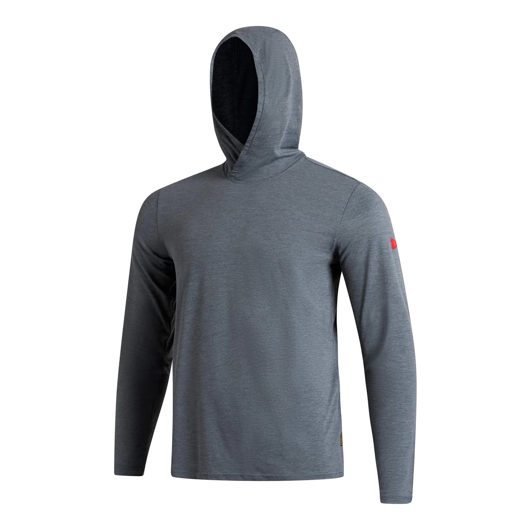 Airtex Long Sleeve Hooded Shirt - Heather Storm
