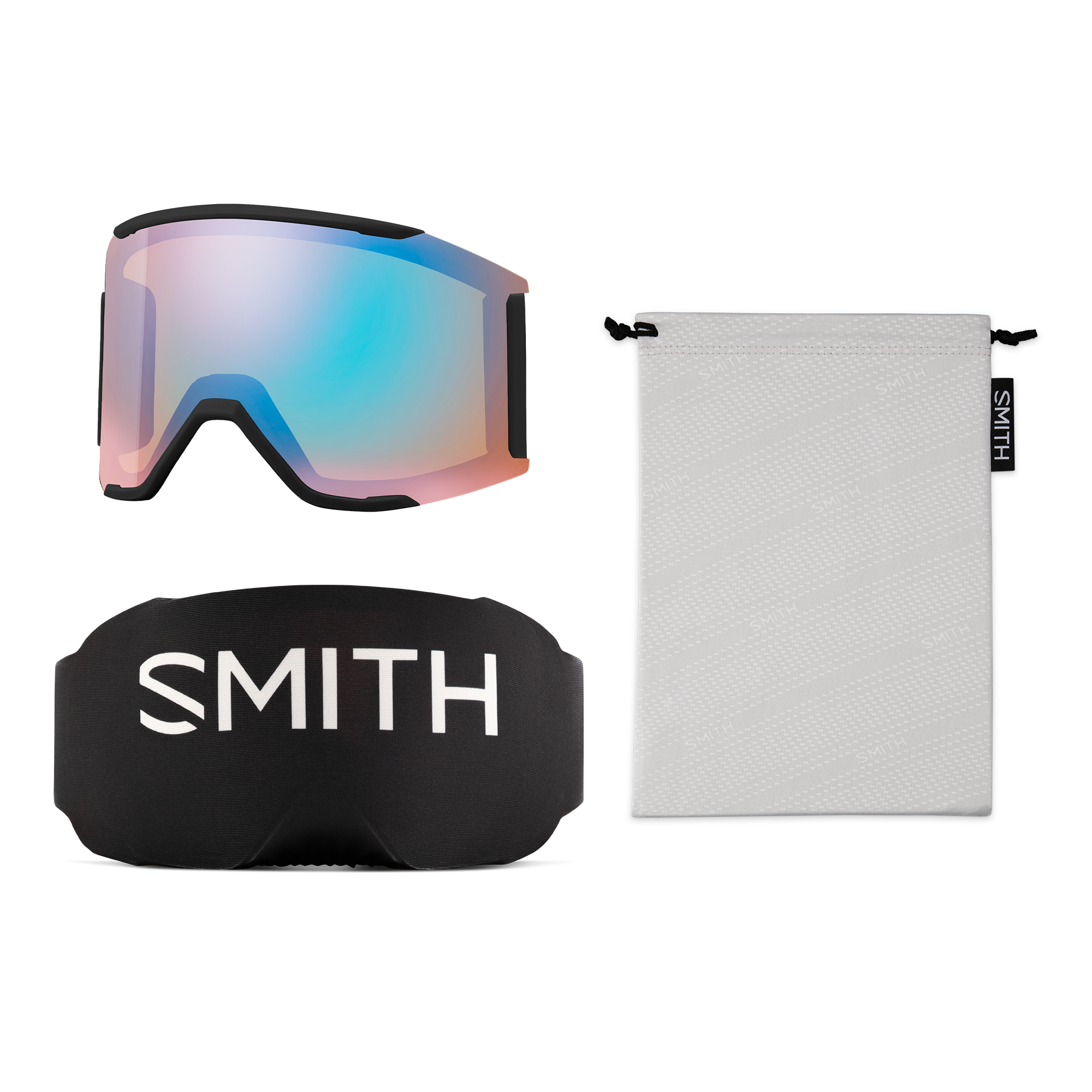 Squad Mag - Black - ChromaPop Photochromic Pro Gold Mirror+Storm Blue Sensor Mirror