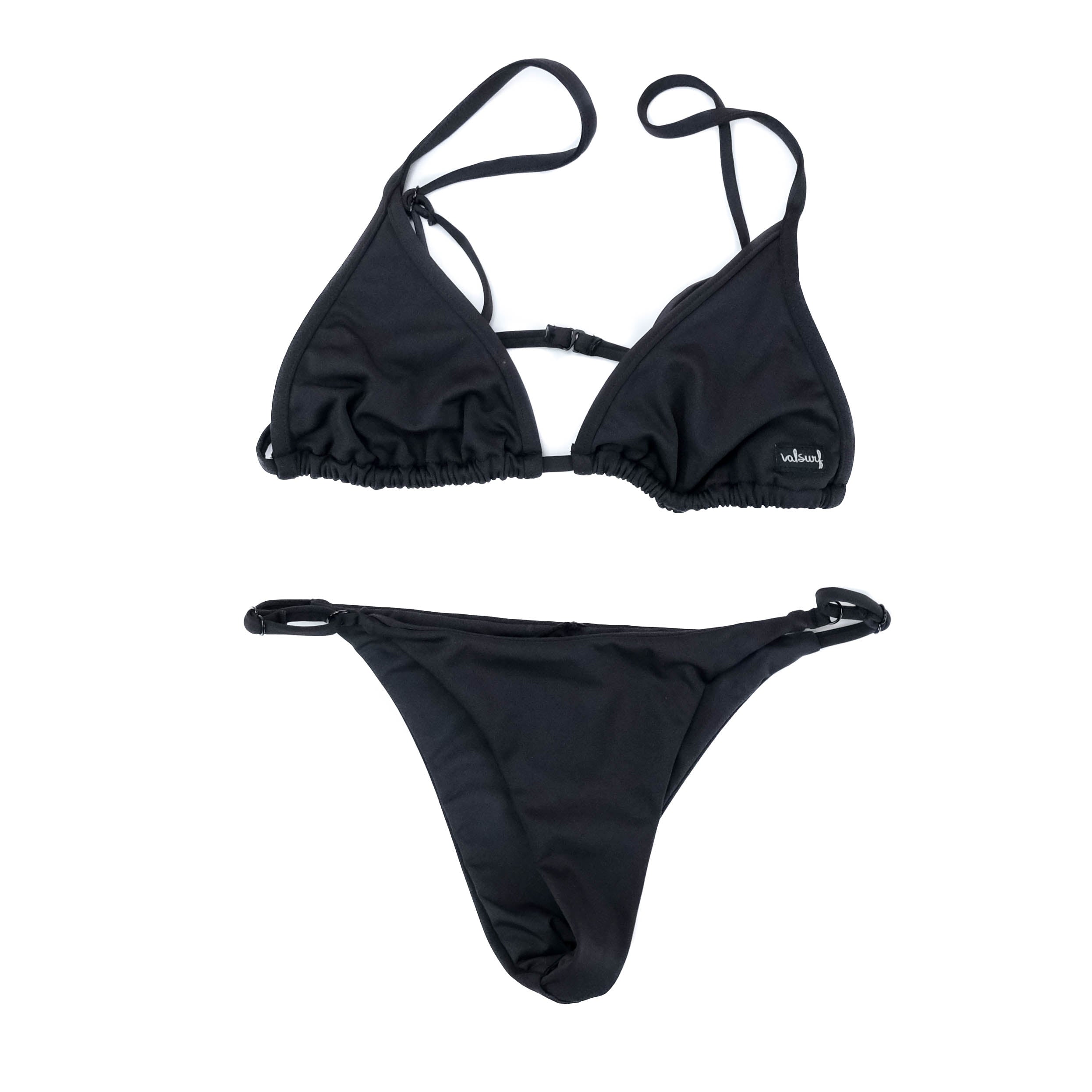 Womens Highwire Bikini Bottom, Black
