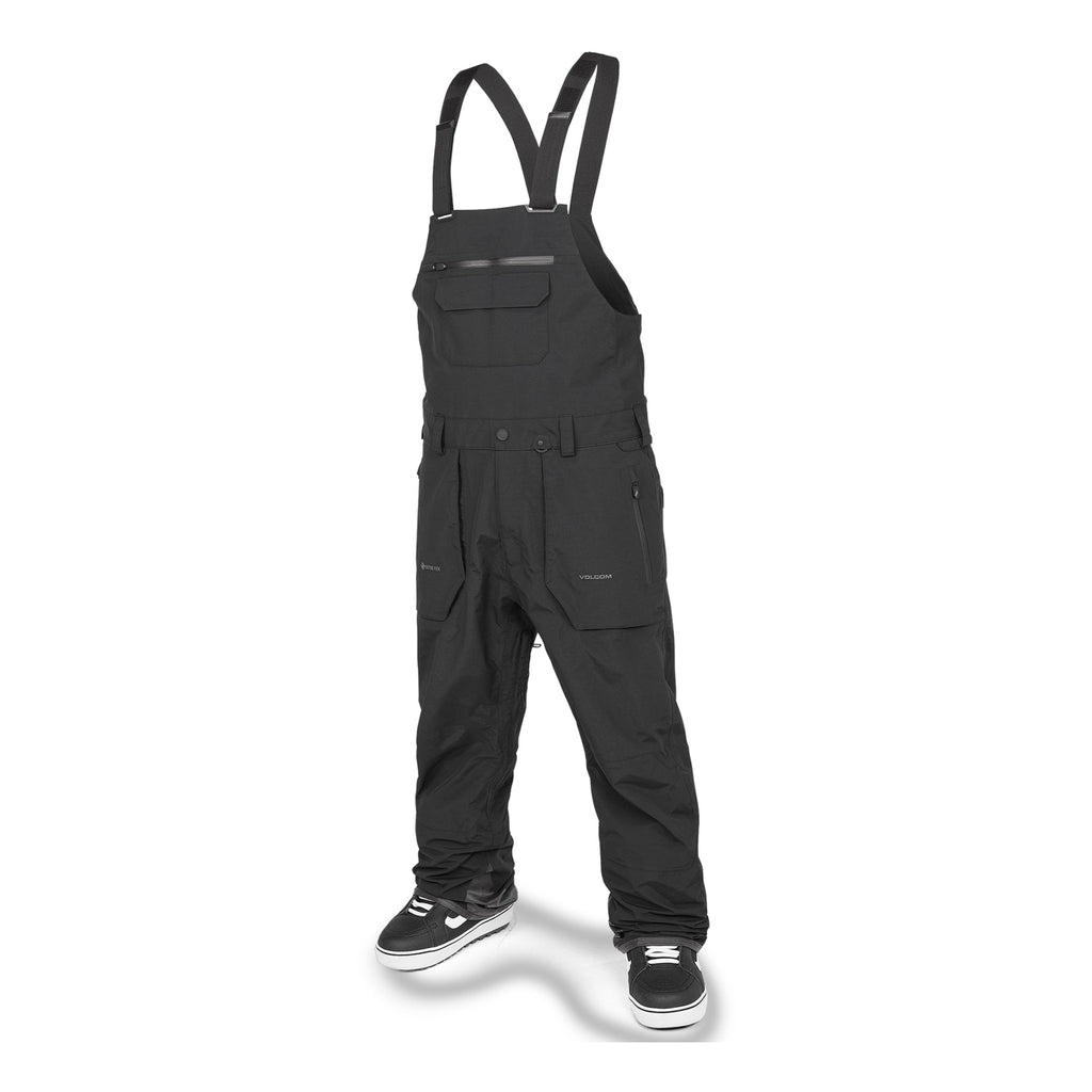RAIN GORE-TEX BIB OVERALL, Black — Val Surf